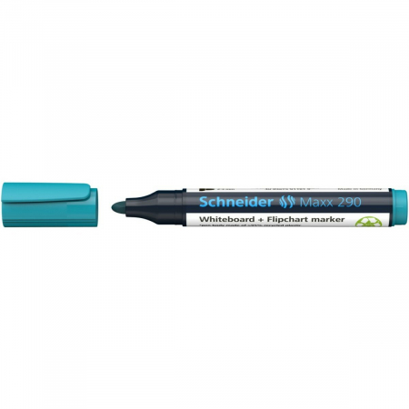 Instrumente de scris - Marker Whiteboard si Flipchart, Maxx 290, turcoaz