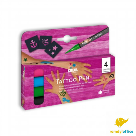Markere pentru tatuaje temporare Set Party Kreul