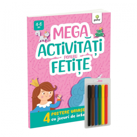 Rechizite scolare - Mega activitati pentru fetite