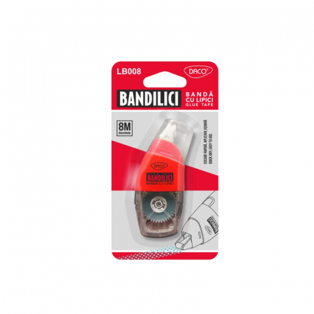 Accesorii pentru birou - MILAN-LIPICI BANDA 8M*6MM DACO LB008