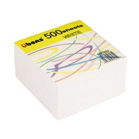 Cuburi de hartie si notes adezive - CUB HARTIE ALB 500/BUC