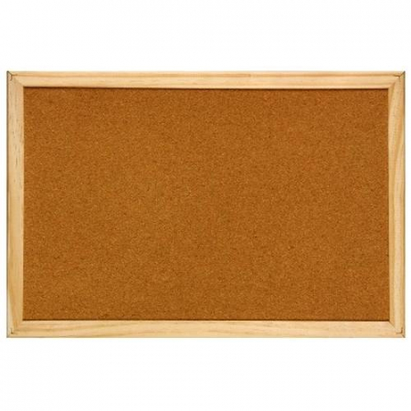 Panouri, Table, Aviziere si Rezerve Flipchart - Panou pluta, 40cm x 30cm, rama lemn, SCHNEIDER