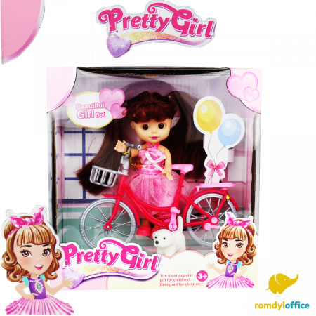 Papusi,castele,carucioare si casute - Papusa pretty cu catel