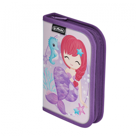 Rechizite scolare - PENAR ECHIPAT,34 PIESE 2 CLAPE,MERMAID HERLITZ
