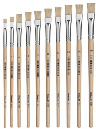 Acuarele, Tempera, Guase, Pensule - Pensula par natural M16