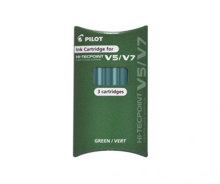 Instrumente de scris - PILOT REZERVA ROLLER V5/V7 VERDE 3/SET