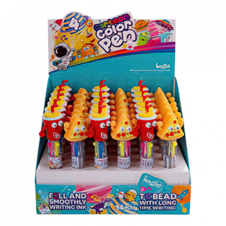 Pixuri cu accesorii - Pix cu 4 paste food