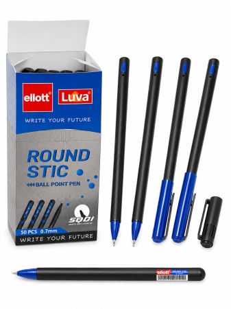Instrumente de scris - Pix cu gel 0,7mm albastru cu capac