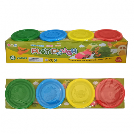 Rechizite scolare - Plastilina modeling 140g*4culori
