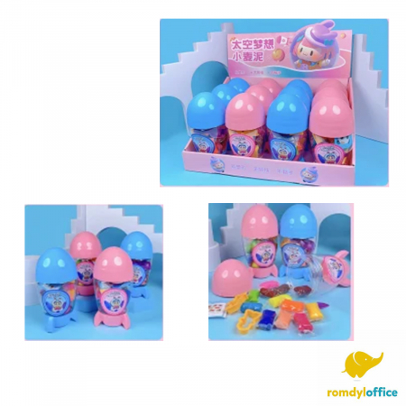Plastilina, traforaj si lucru manual - Plastilina racheta