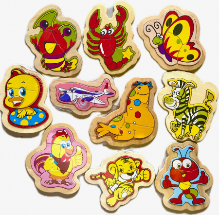 Jucarii - Puzzle pentru copii 15*15cm