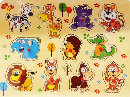 Jucarii de lemn - Puzzle lemn incastru