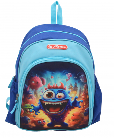 Ghiozdane, Rucsaci si Genti - Rucsac Cool 31*20*12cm Blue Monster