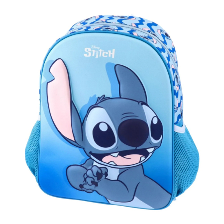 Rechizite scolare - Rucsac gradinita Stitch waves blue