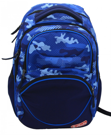 Ghiozdane, Rucsaci si Genti - Rucsac Zipper Cube 43*29*22 cm Blue Army