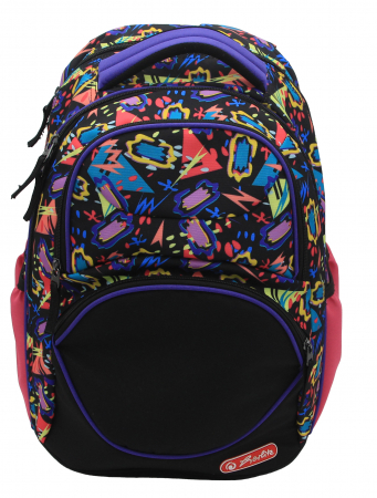 Ghiozdane, Rucsaci si Genti - Rucsac Zipper Cube 43*29*22 cm Comic Shapes