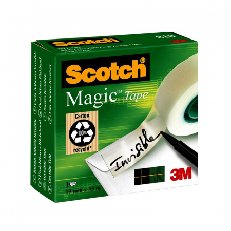 Benzi adezive si dispensere - SCH-BANDA ADEZIVA SCOTCH MAGIC 19*33MM