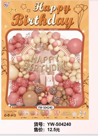 Articole de petrecere - Set baloane party Happy Birth