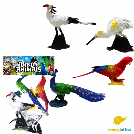 Animale si ferme - Set pasari exotice