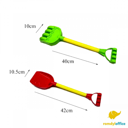 Jucarii de exterior - Set lopata si grebla nisip 42 x 10 cm