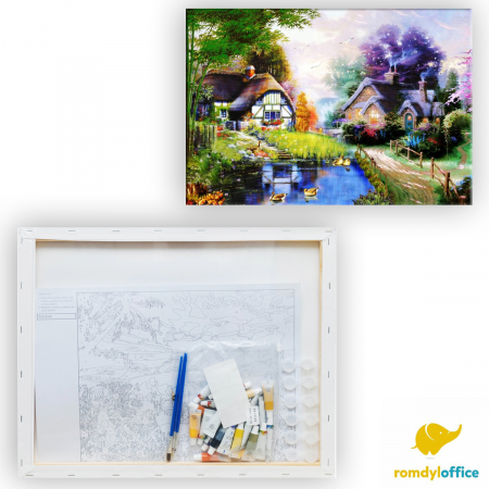 Acuarele, Tempera, Guase, Pensule - SET PANZA CU ACUARELE