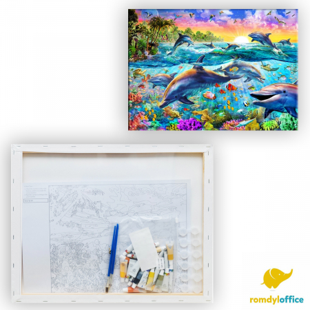 Acuarele, Tempera, Guase, Pensule - SET PANZA CU ACUARELE