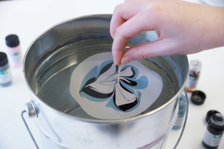Set 6 vopsele pentru imersie marmorată-Magic Marble Marbling Chalky Living Kreul [3]
