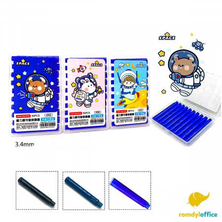 Cerneala si rezerve - Set rezerve stilou termosensibila 10 buc/set