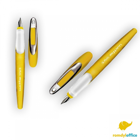 Stilouri scolare - Stilou My Pen Penita M Galben/Alb