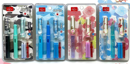 Stilouri scolare - BLISTER SET 2 STILOURI+REZERVE