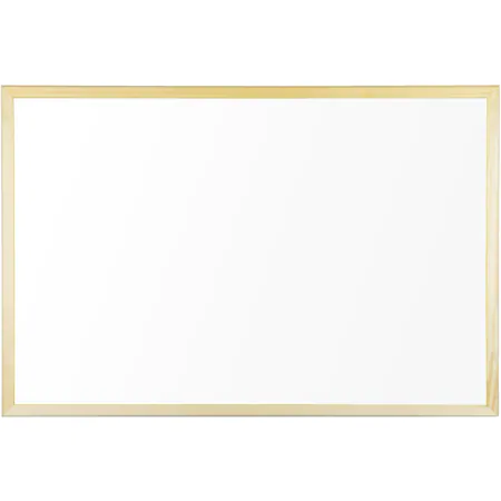 Panouri, Table, Aviziere si Rezerve Flipchart - Tabla alba magnetica 60x40 cm, rama din lemn