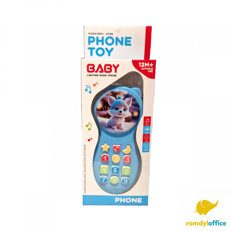 Jucarii bebelusi - Telefon muzical baby 10*3*20cm
