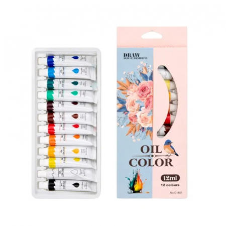 Rechizite scolare - Tempera oil 10 culori*12ml