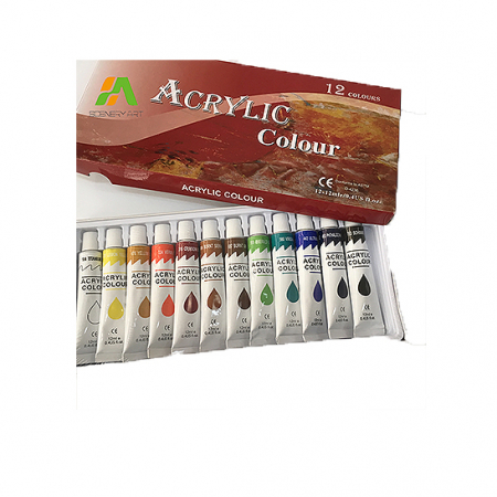 Acuarele, Tempera, Guase, Pensule - TEMPERA ACRILIC 12CUL