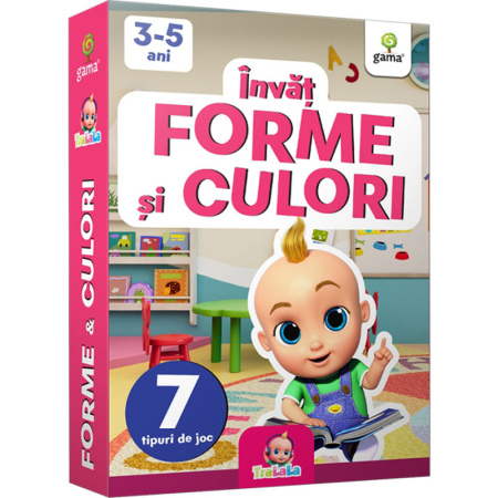 Carti si caiete de colorat 11% - TraLaLa Invat Forme si Culori