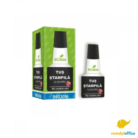 Tusiere,tusuri si indigo - Tus stampila, 30 ml, Negru, ECADA