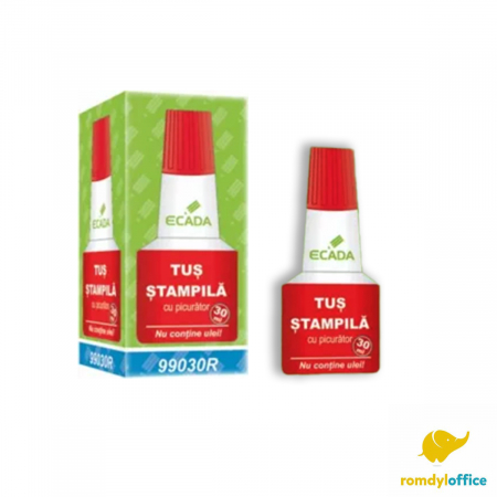 Tusiere,tusuri si indigo - Tus stampila, 30 ml, Rosu, ECADA