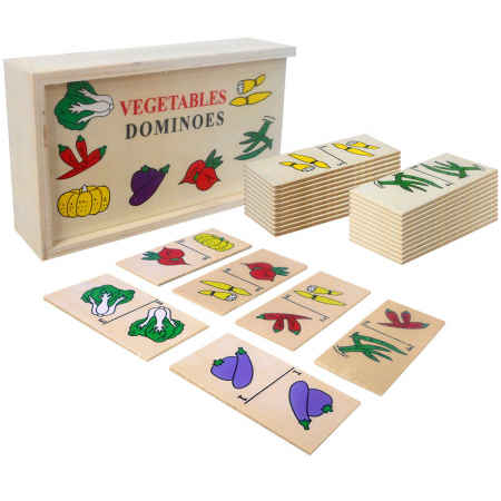 Jucarii de lemn - JOC DOMINO LEMN