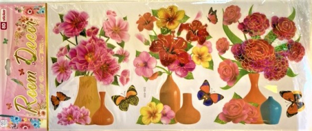 Stickere decorative - XXX STICKER CU FLORI