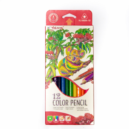 Creioane colorate - Creioane color, 12 culori/set, YALONG