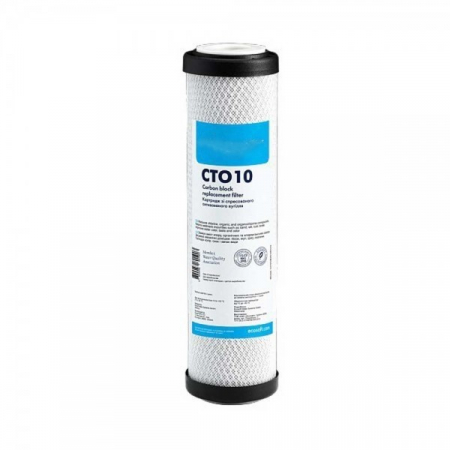 Consumabile - Cartus din carbune activat bloc, CTO, din coaja de nuca de cocos, 10"x2.5"