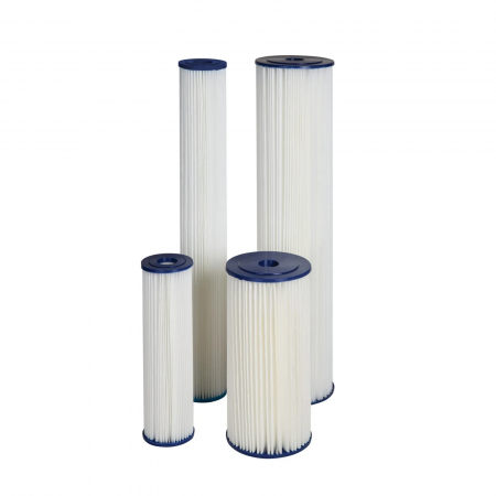 Cartus filtrant lavabil din poliester plisat 10" [1]