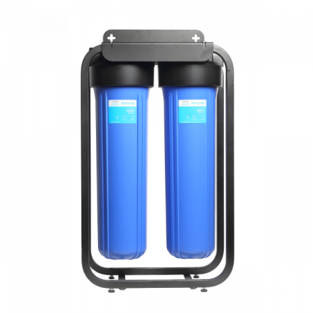 BIG BLUE/CLEAR 20" - Set 2 carcase Big Blue 20",  Aquapoint Standard, pe cadru metalic, cu supapa de presiune