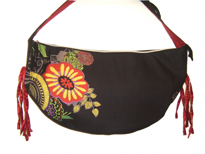 Geanta de umar voluminoasa, material bumbac [3]