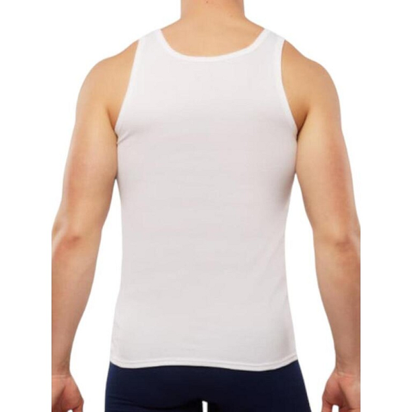 Maiou pentru barbati, material bumbac, Alb [2]