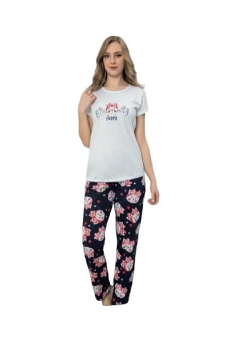 set-pijama-bluza-si-pantalon-imprimeu-cu-text-happy-culoare-alb-cu-bleumarin [1]