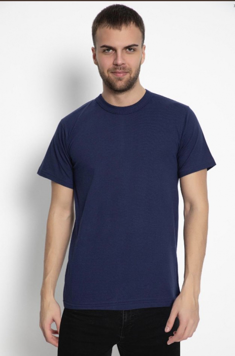 Tricou barbati, imprimeu simplu - fara model, bleumarin [1]