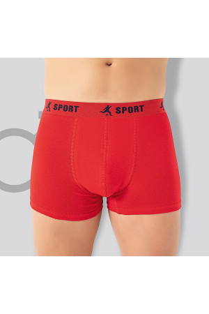 Boxeri pentru barbati, material bumbac, culoare rosu [1]