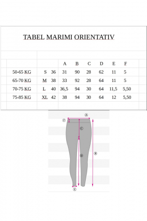 Colanti scurti cu talie inalta, potriviti pentru fitness/casual, culoare roz [1]