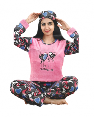 Pijama dama, confortabila si eleganta, cocolino-roz [1]